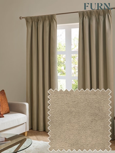 Furn The Ultimate Velvet Pencil Pleat Curtains (G04630) | ‏177 ر.ق. - ‏374 ر.ق.