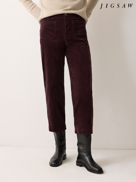 Jigsaw Purple Cord Patch Pocket Jeans (G04817) | €154
