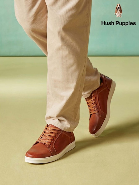Hush Puppies Madden Brown Shoes (G04823) | €99