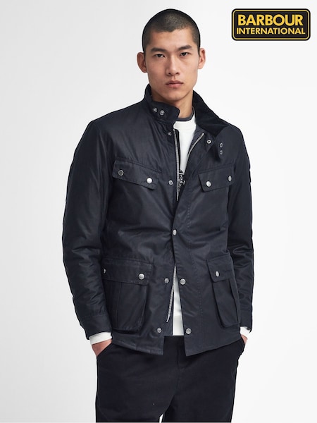 Barbour® International Blue Duke Wax Jacket (G05016) | €344