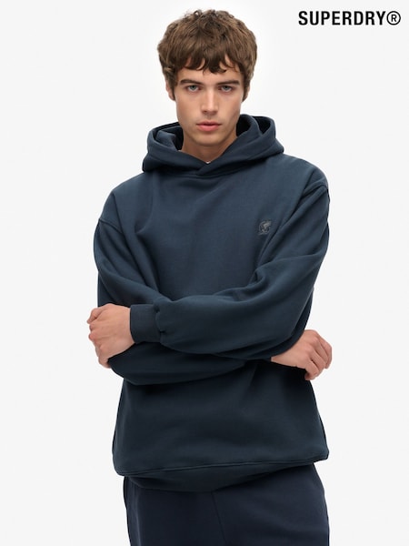 Superdry Blue Blank Oversized Hoodie (G05214) | €80