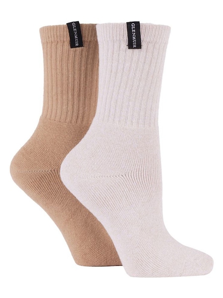 Glenmuir Natural Walking Socks With Cushioned Soles 2 pack (G05363) | R$ 120