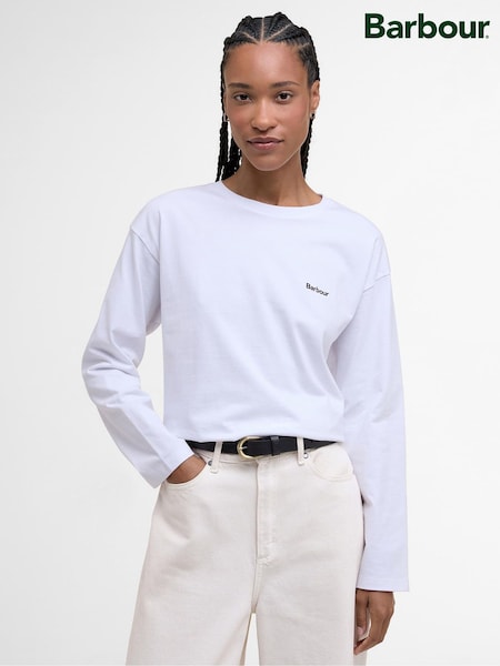 Barbour® White Lavensdale Top (G05593) | 370 QAR