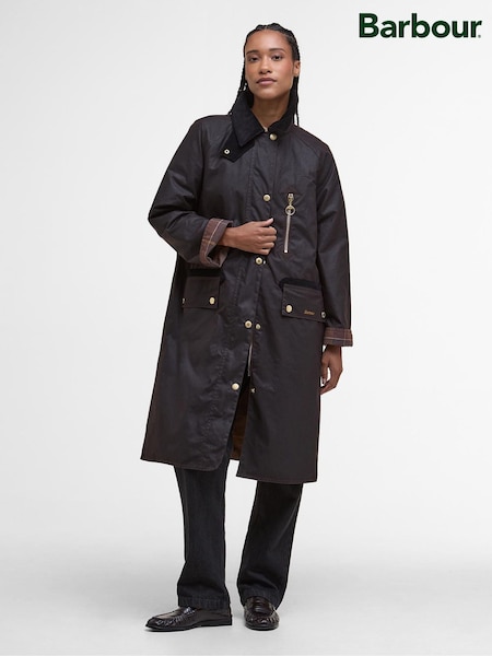 Barbour® Brown Evette Wax Rustic Coat (G05600) | €420