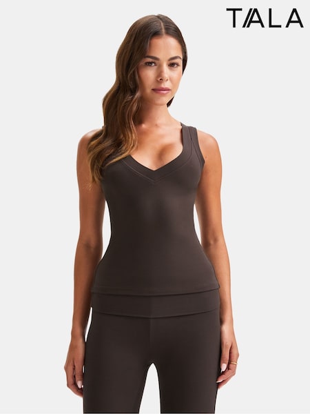 Tala Brown 365 Sculpting Lounge 2 Way Racer Vest (G05782) | €48