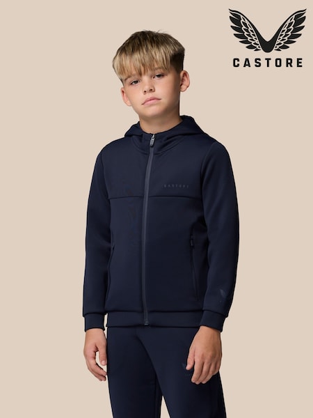 Castore Navy Scuba Full Zip Through Jacket (G05842) | AED204