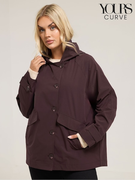 Yours Curve Red Raglan Jacket (G05944) | €61