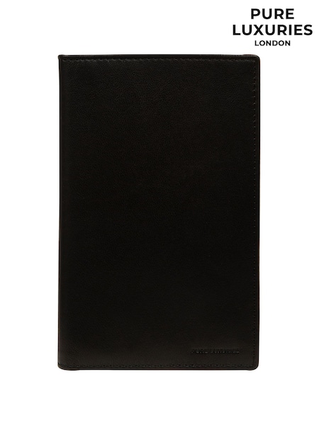 Pure Luxuries London 'George' Leather Black Card Holder (G06071) | €25
