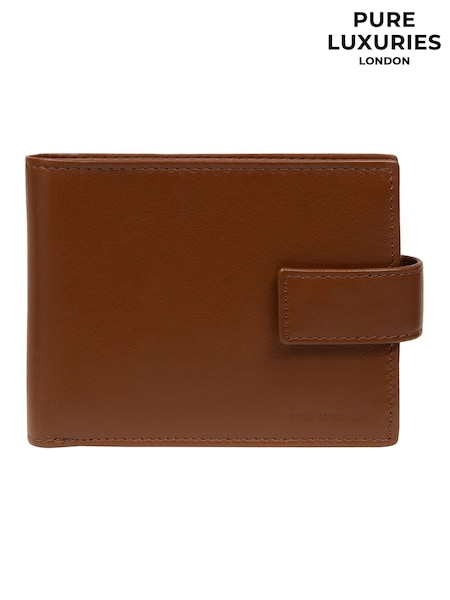 Pure Luxuries London 'Henry' Leather Brown Wallet (G06094) | €25