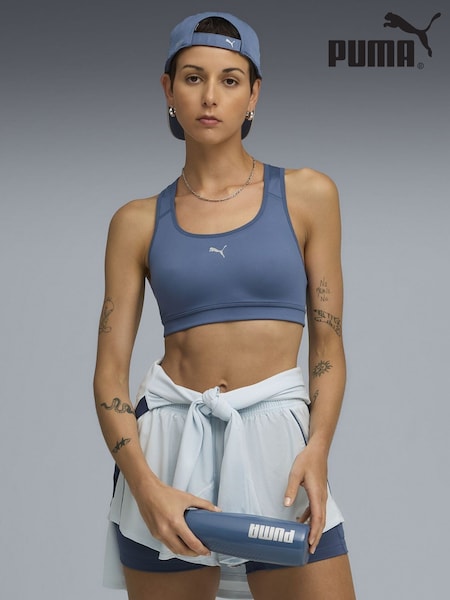 Puma Blue 4KEEPS Womens RUN Sports Bra (G06684) | €50