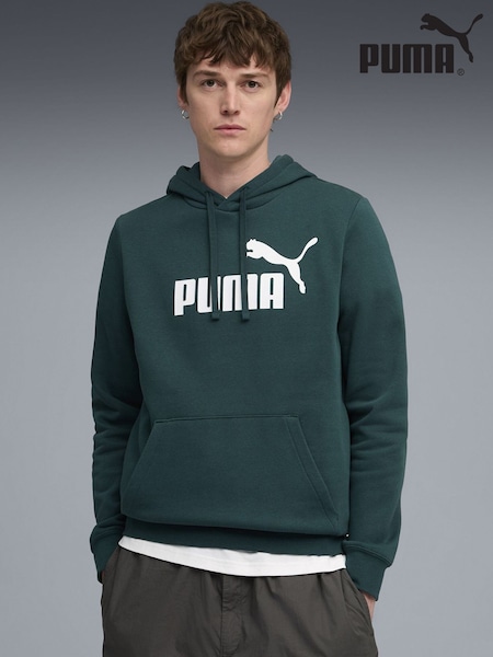 Puma Green Essentials No 1 Logo Mens Hoodie (G06696) | €59