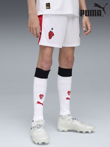 Puma White AC Milan 25/26 Youth Boys Shorts (G06700) | €40