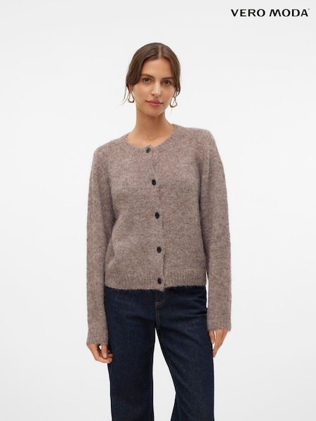VERO MODA Long Sleeve Round Neck Cardigan (G06733) | R$ 365