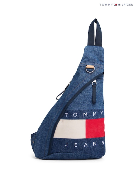 Tommy Hilfiger Blue Denim Sling Bag (G06754) | €156