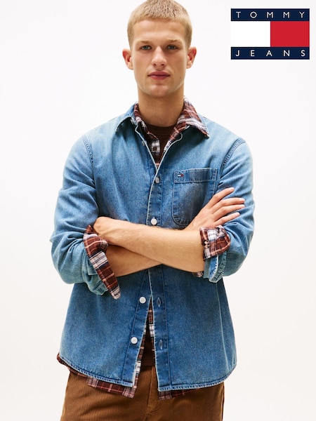 Tommy Jeans Blue Denim Shirt (G06755) | €99