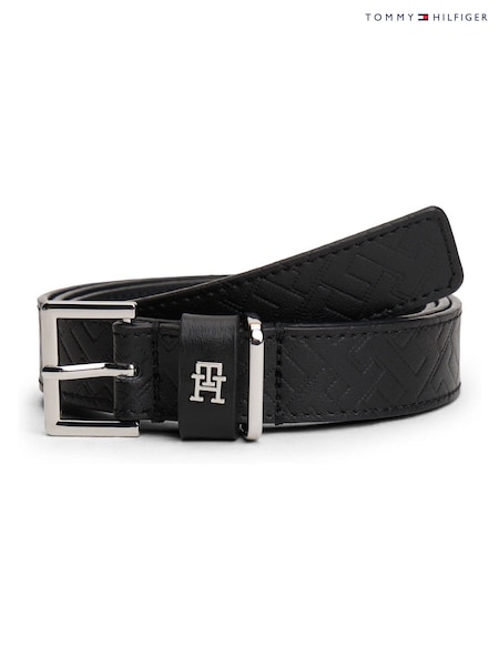 Tommy Hilfiger Black Monogram Belt (G06955) | R$ 545