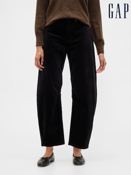Gap High Waisted Barrel Velvet Trousers (G07385) | 80 €
