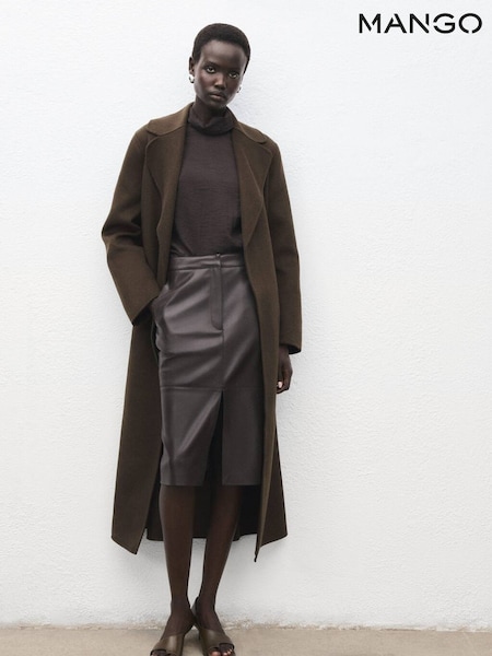 Mango Green Batin Coat (G07509) | €179