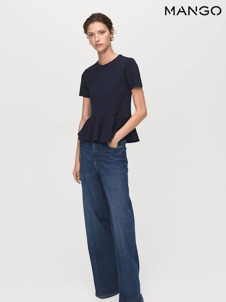 Mango Blue T-Shirt Pepla (G07614) | €33