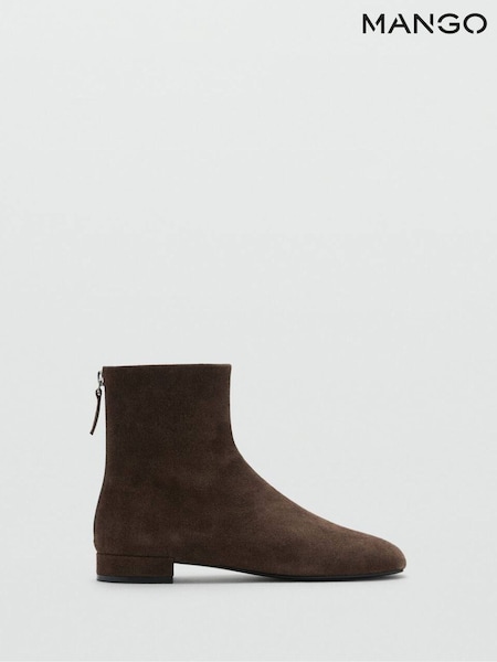 Mango Brown Ankle Clue1 Boots (G07624) | €102