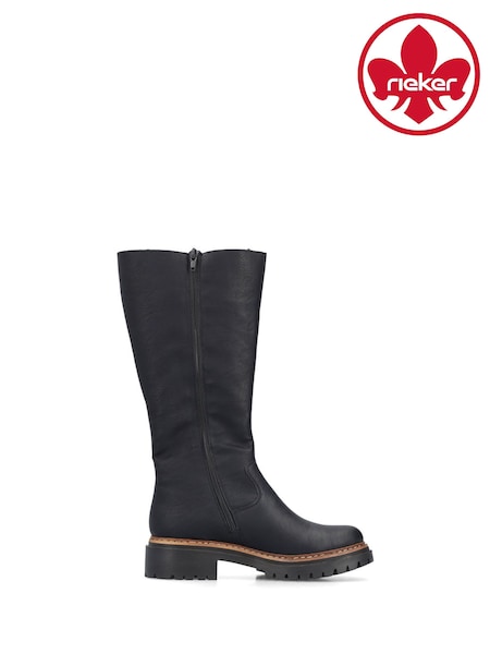 Rieker Zipper Buckle Black Boots (G07862) | ‏466 د.إ.‏