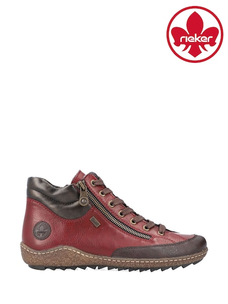 Rieker Red Zipper Shoes (G07932) | R$ 790