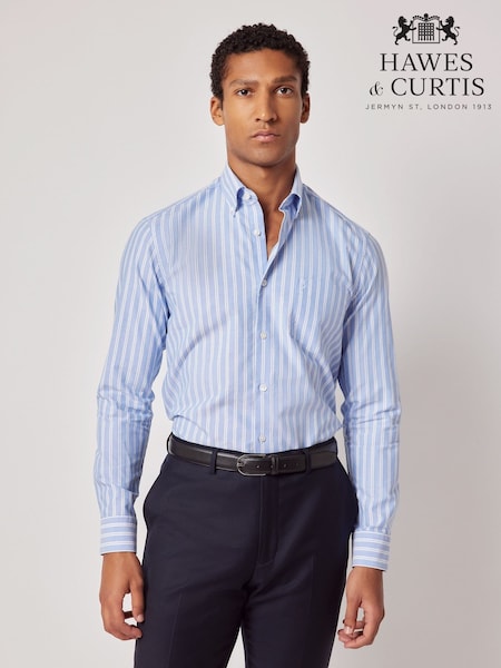 Stripe Pin Point Washed Oxford Shirt (G07962) | ‏338 ر.ق.