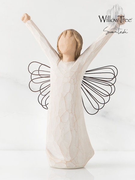 Willow Tree Cream Angel Of Courage Figurine (G07971) | €34