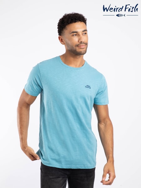 Weird Fish Blue Fished Branded T-Shirt (G09083) | €35