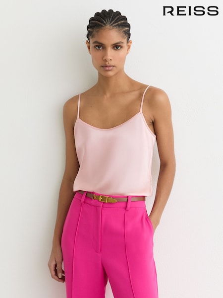 Reiss Pink Corey Silk Cami Top (G09127) | AZN 290