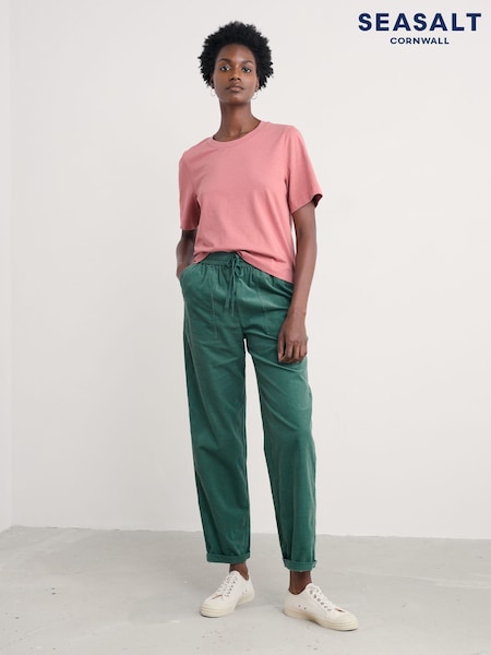 Seasalt Cornwall Pink Copseland T-Shirt in Cotton Jersey (G09361) | €39
