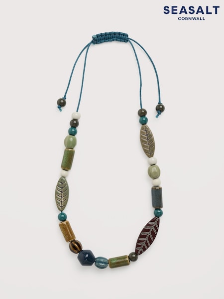 Seasalt Cornwall New Leaf Ceramic Beads Necklace (G09364) | 45 €