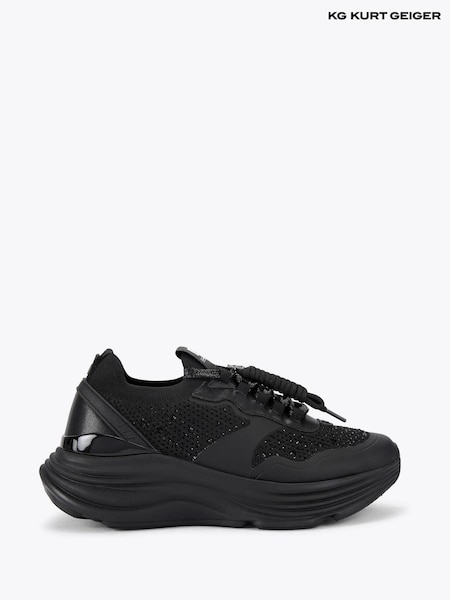 KG Kurt Geiger Black Gem Trainers (G09410) | €177