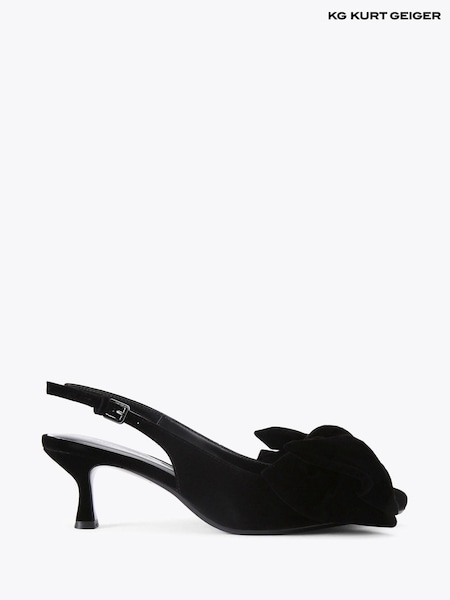 KG Kurt Geiger Black Bow Shoes (G09455) | €101