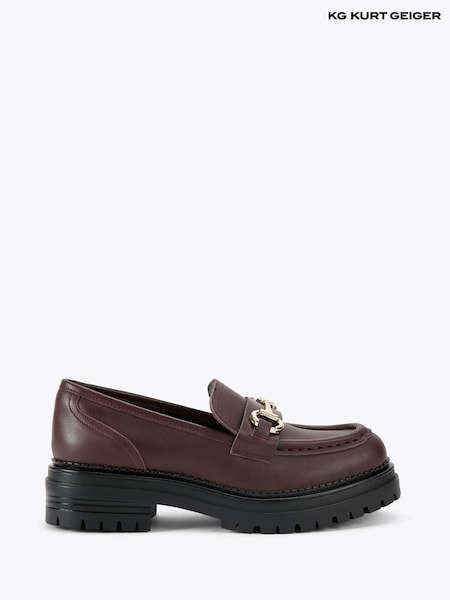 Vermelho - KG Kurt Geiger Red Tasha Loafer2 Shoes (G09464) | R$ 980