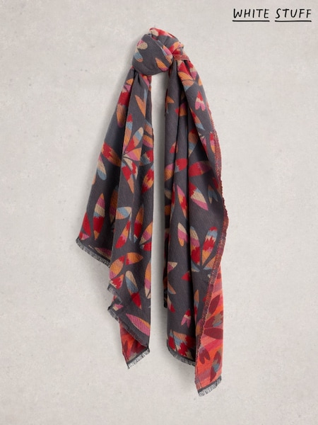 White Stuff Grey Selma Midweight Scarf (G09716) | R$ 345