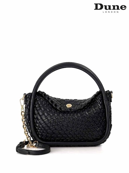 Dune London Black Dinideliberate Mini Woven Grab Bag (G09841) | R$ 980