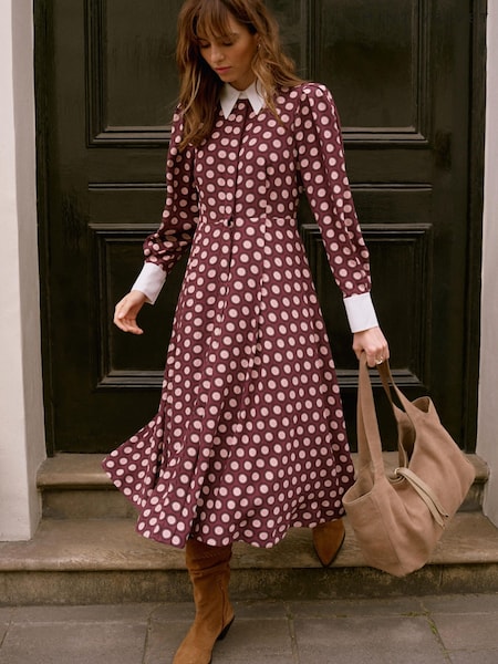 Mint Velvet Geo Print Midi Dress (G09924) | € 197