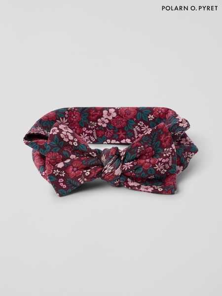 Polarn O. Pyret Red Cotton Floral Headband (G10023) | 47 QAR