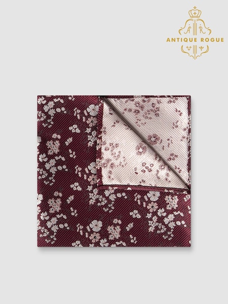 Antique Rogue Red Busy Floral Handkerchief (G10069) | R$ 100