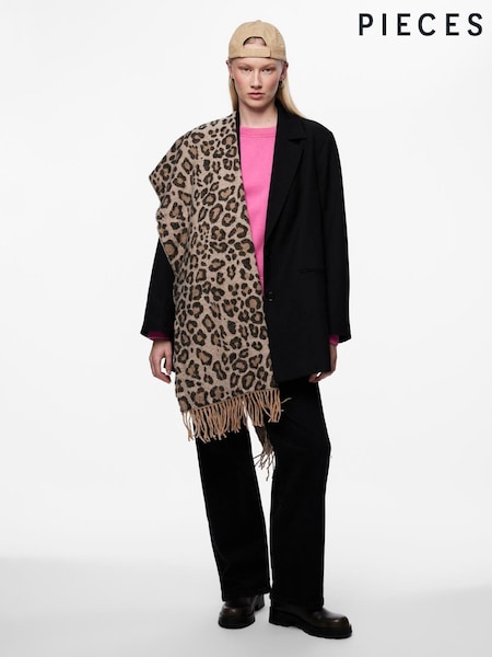 Pieces Brown Wool Scarf (G10314) | 124 QAR