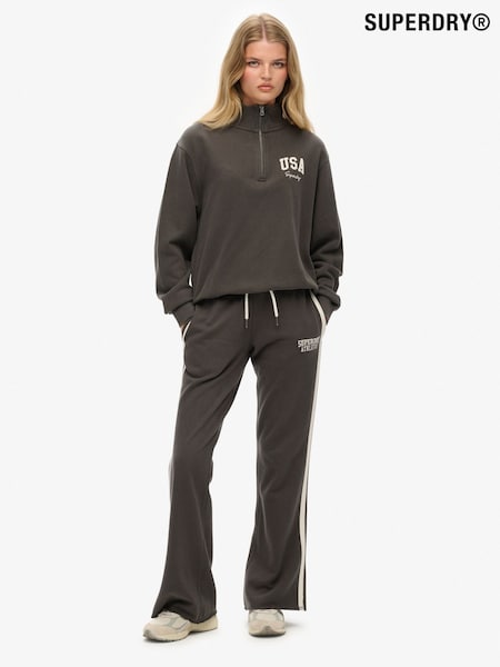 Superdry Grey Athletic Stripe Flare Joggers (G10477) | €61