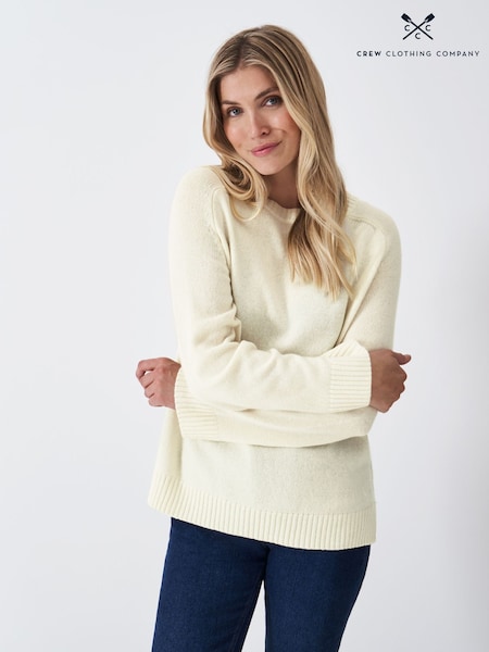 Crew Clothing Harmony Saddle Shoulder Crew Neck Jumper (G10710) | R$ 640