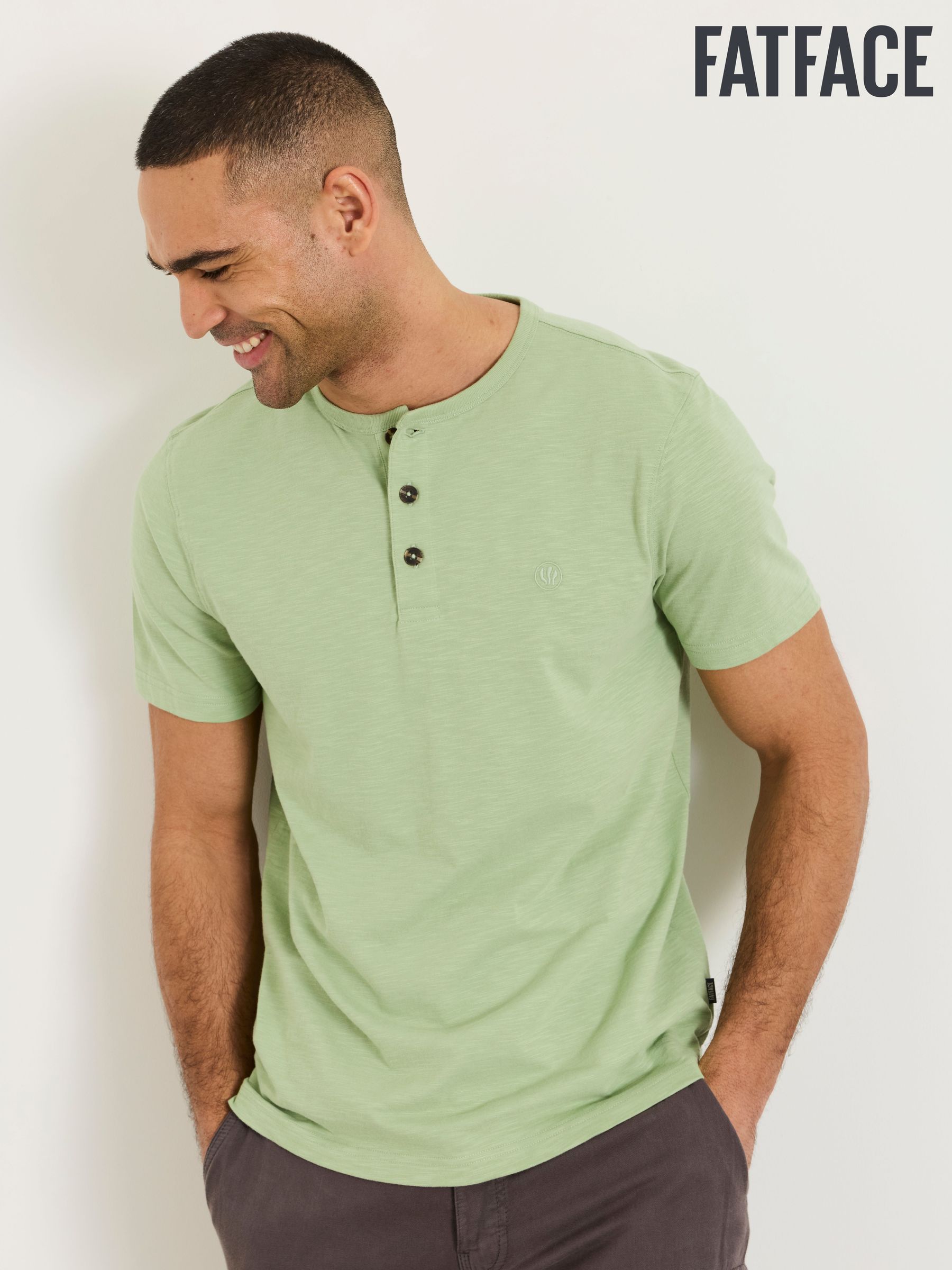 Buy Men's T Shirts Henley Online | Next Romania