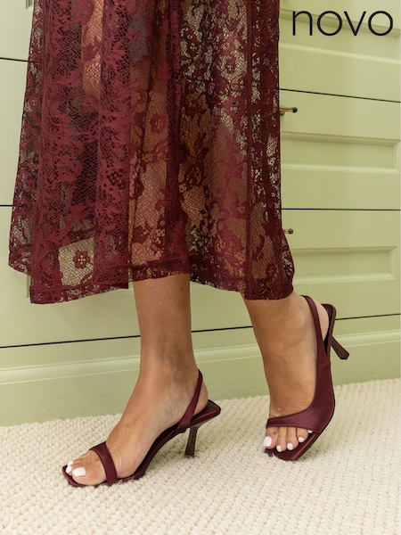 Novo Red Leah Slingback Sandals (G10901) | €45