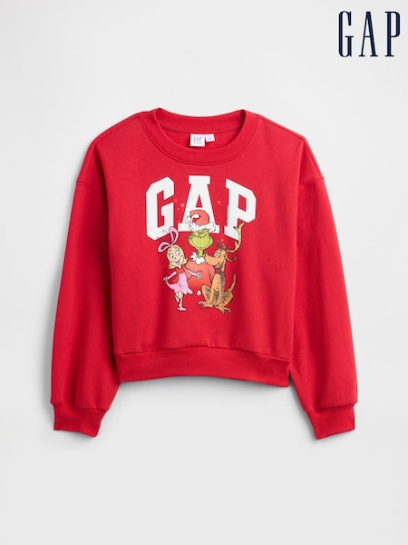 Gap Dr Seuss Oversized Wedge Logo Sweatshirt (4-13yrs) (G11569) | 52 €