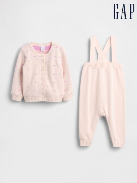 Gap Cardigan and overalls Outfit Set (0-24mths) (G11628) | 80 €