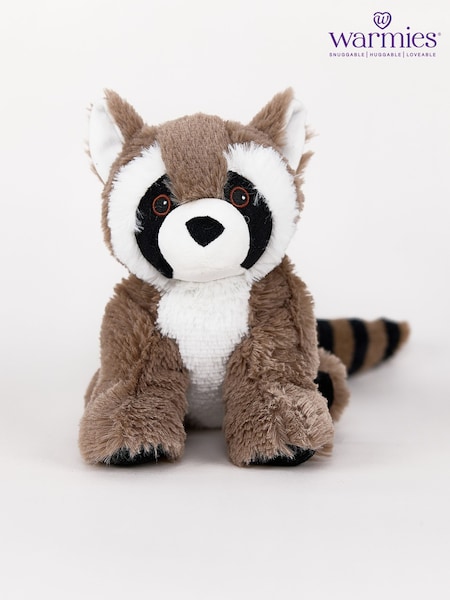 Warmies Black Large   Raccoon  Fully Heatable Plush Toy (G11749) | €32