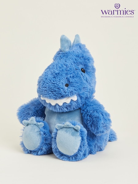 Warmies Blue Large  T-Rex Fully Heatable Plush Toy (G11783) | €32