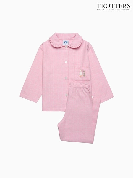 Trotters London Pink Duck & Bunny Pyjamas (G12023) | AED349 - AED373